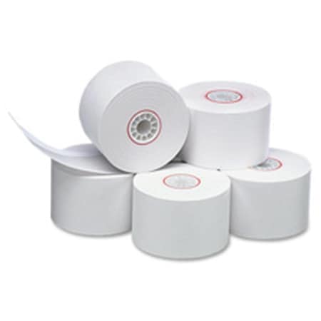 Business Source Paper Rolls- Single Ply- Bond- 44mmX155 ft.- 10-PK- WE BSN31826
